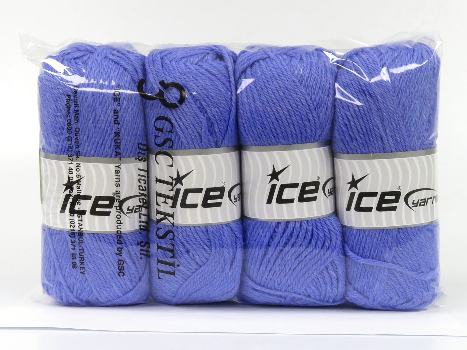 Blauwachtig Lila Limited Edition Luxury Yarns 4x100gr