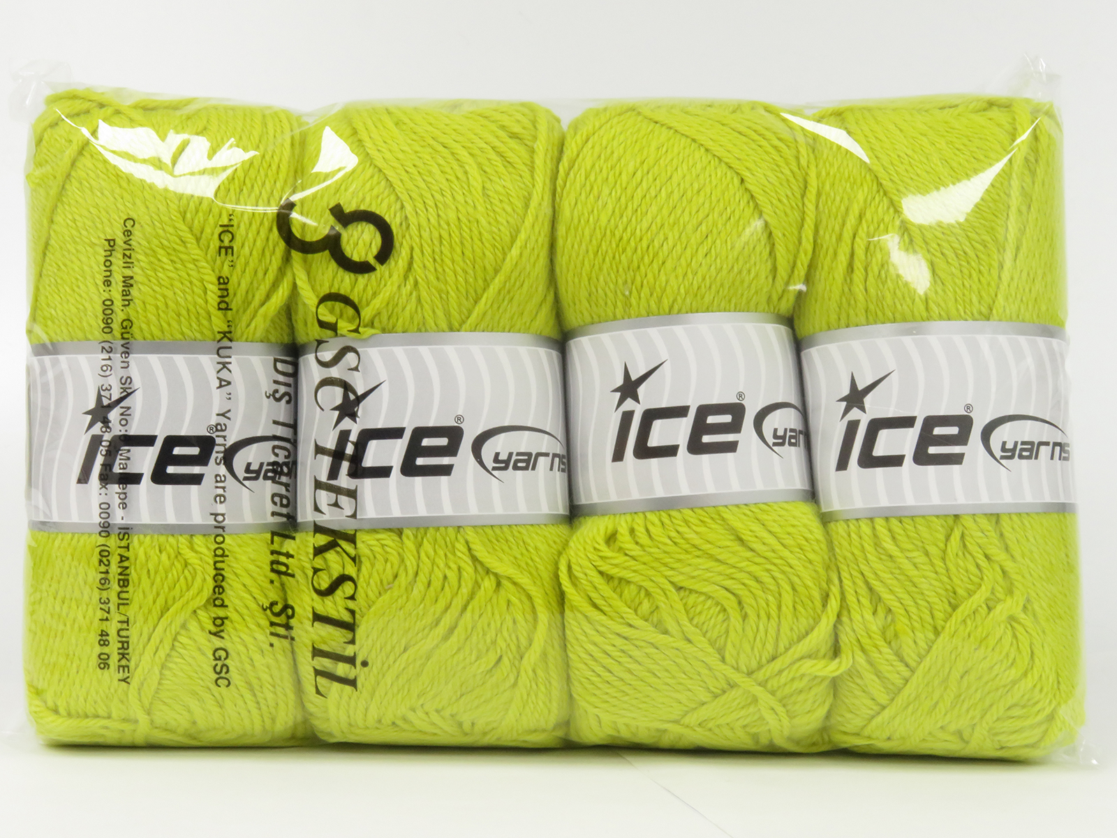 Pistache groen Limited Edition Luxury Yarns 4x100gr