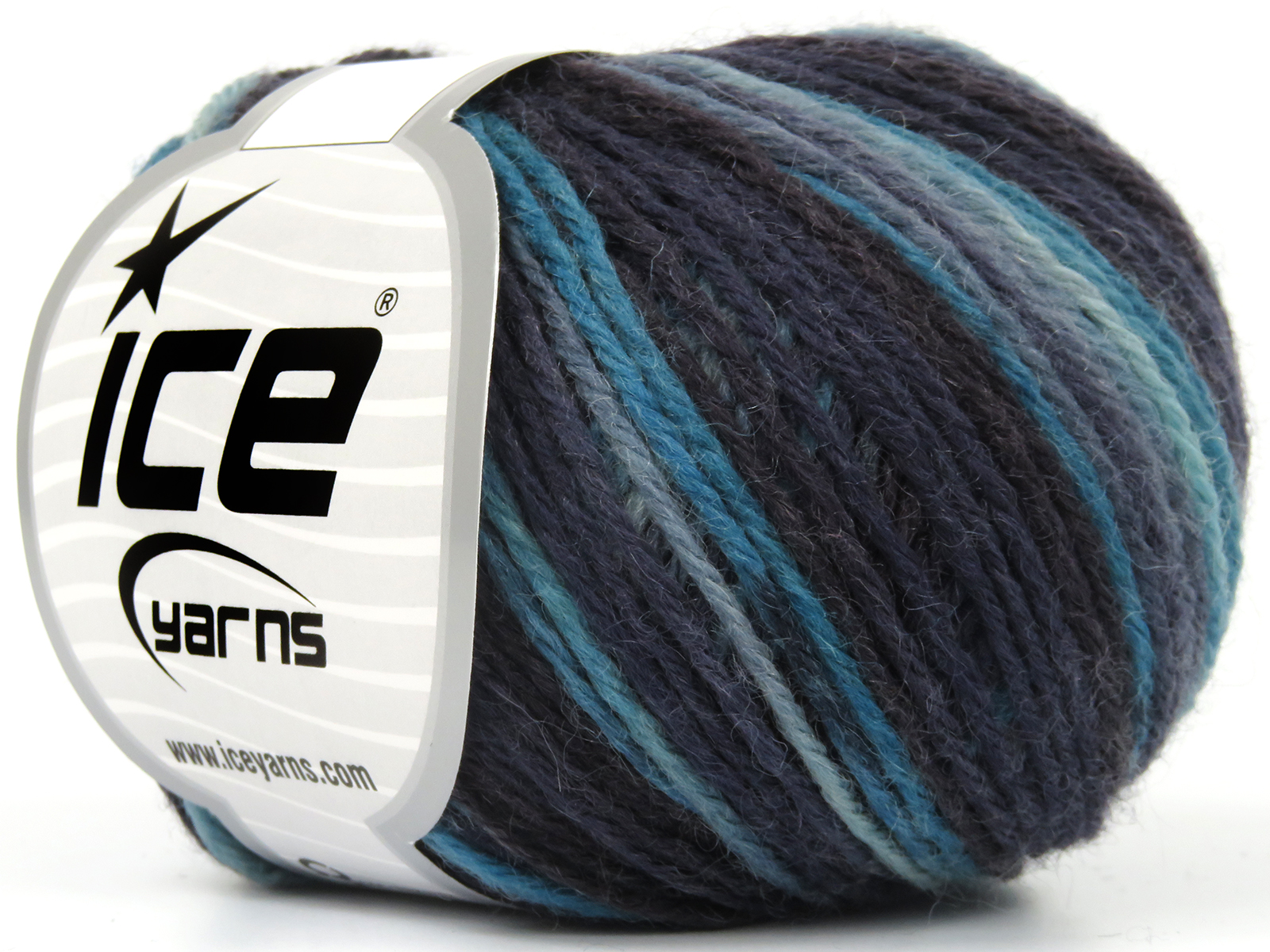 Zwart|Grijs|Turkoois tinten Limited Edition Luxury Yarns 8x50gr