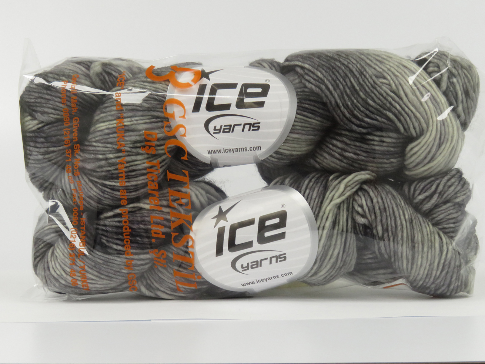 Zwart|Grijs Tinten Luxe Premium Garens 2x100gr