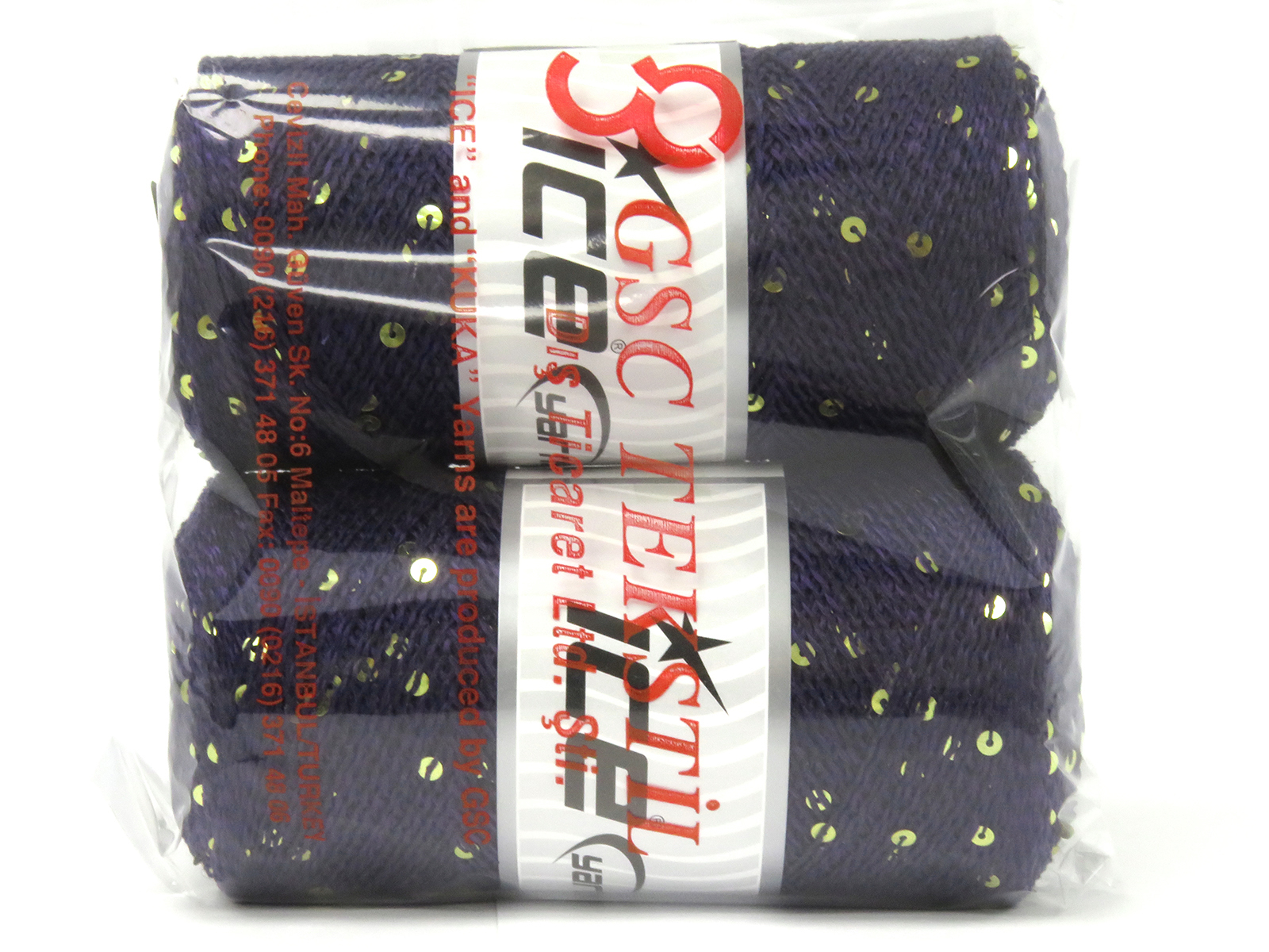 Paars|Marineblauw Closeout Yarns 2x200gr