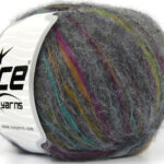 Groen|Paars|Oranje|Antraciet Zwart Custom Blend Yarns 8x50gr