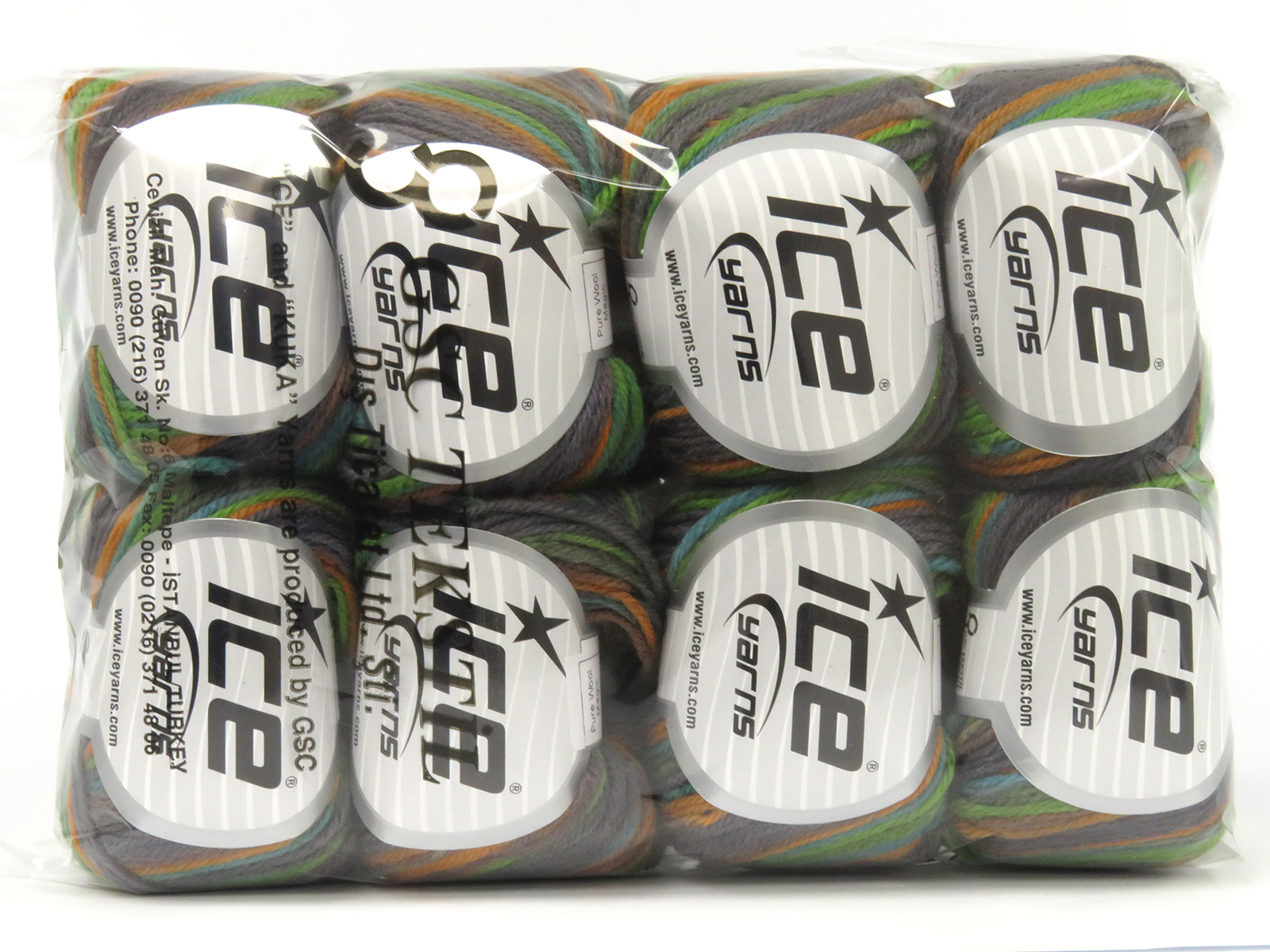 Groen|Turkoois|Grijs|Goud|Kameel Limited Edition Luxury Yarns 8x50gr