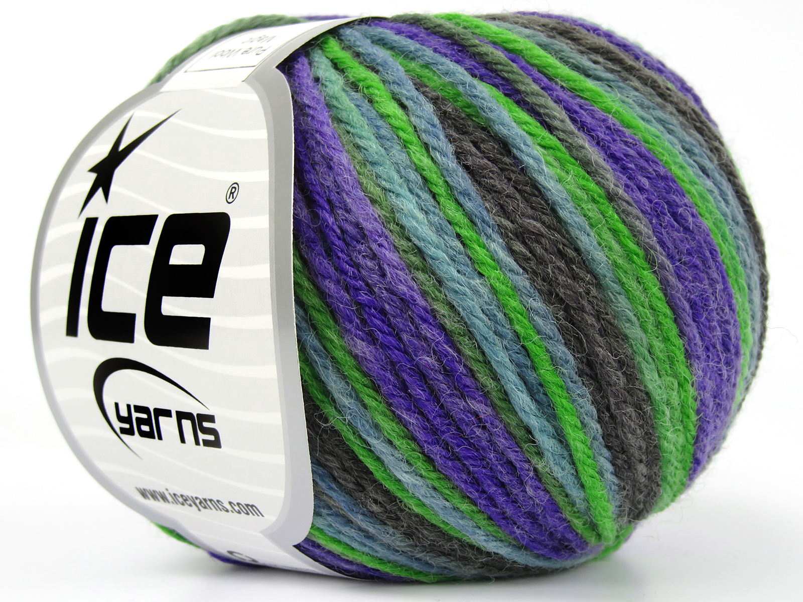 Groen|Blauw|Paars|Grijs Limited Edition Luxury Yarns 8x50gr