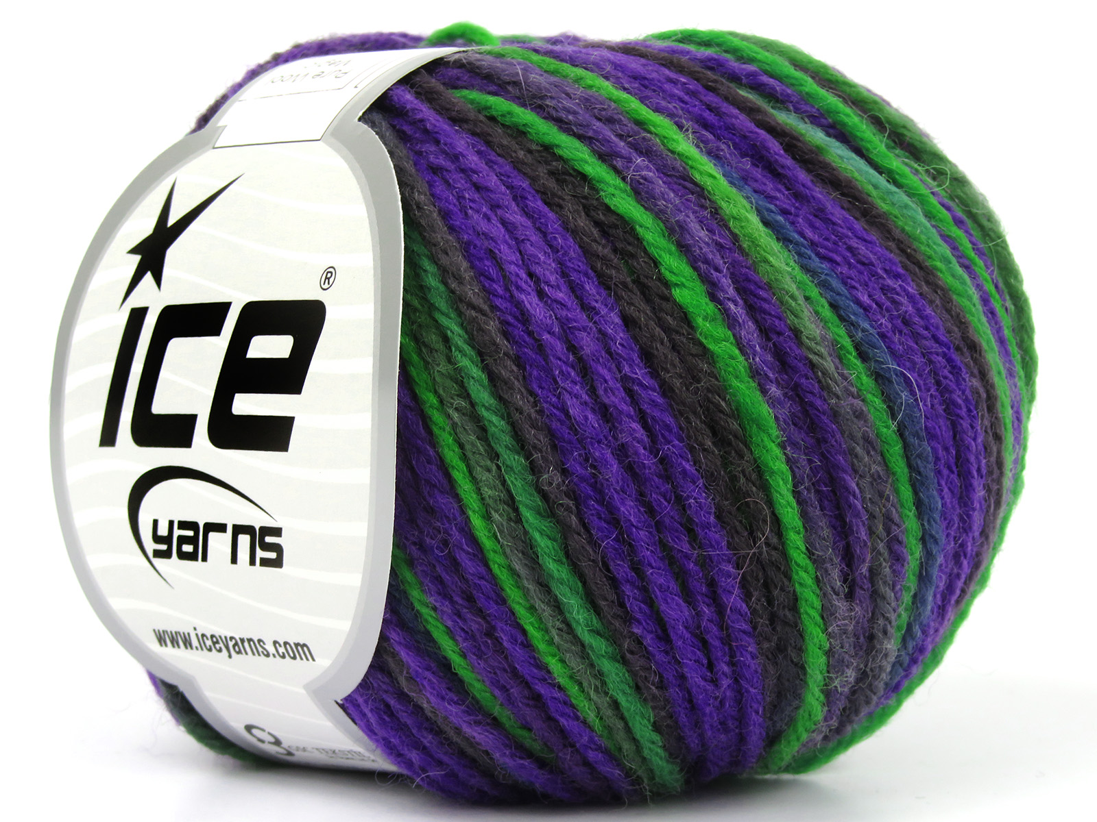 Groen|Paars|Turkoois|Grijs Tinten Limited Edition Luxury Yarns 8x50gr