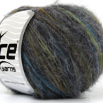 Bruin|Groen|Blauw|Antraciet Zwart Custom Blend Yarns 8x50gr
