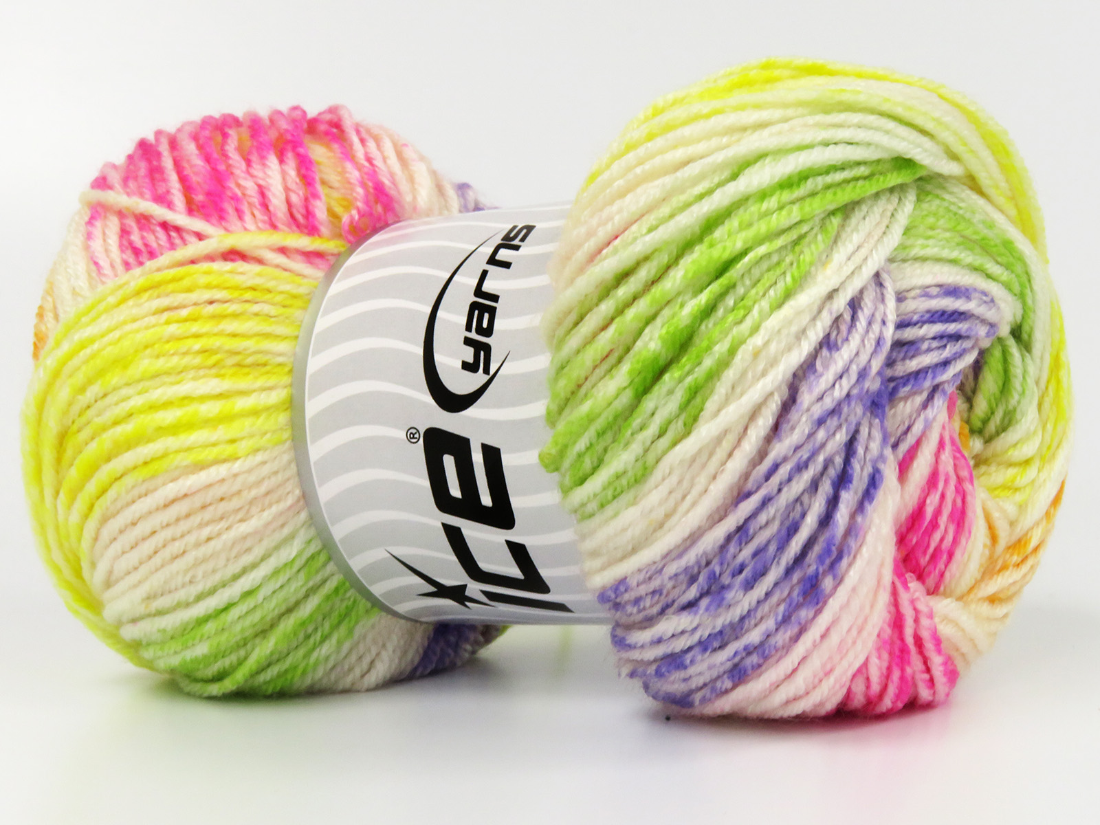 Groen|Roze|Lila|Oranje|Ecru Baby Garens 4x100gr