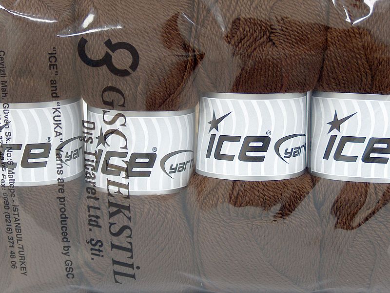 Donkerbruin Outlet Yarns 4x100gr