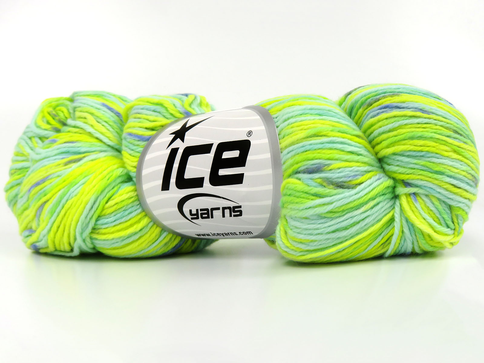 Groen Tinten|Blauw Tinten Wol Cashmere Polyamide Garens 3x100gr