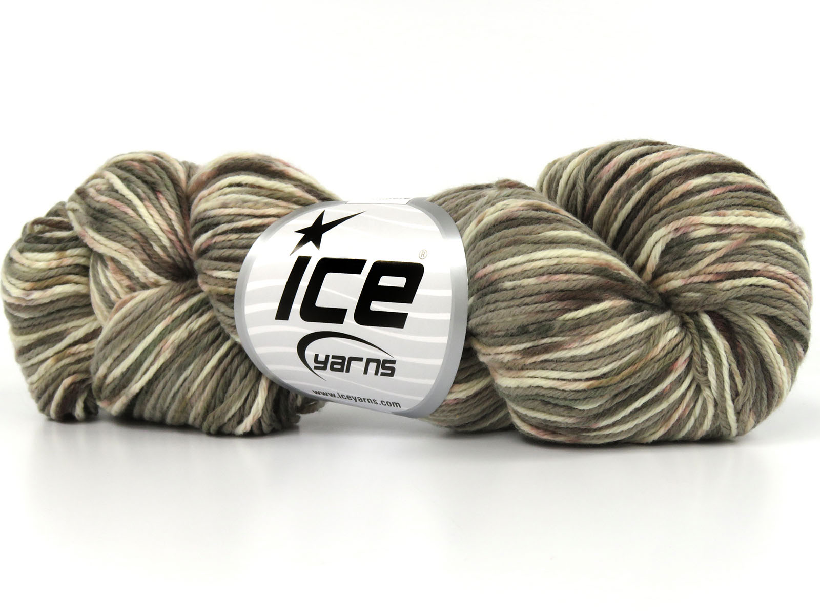 Bruin|Roze|Crème|Grijs|Kameel Kasjmier Wol Garens 3x100gr naalddikte 4mm