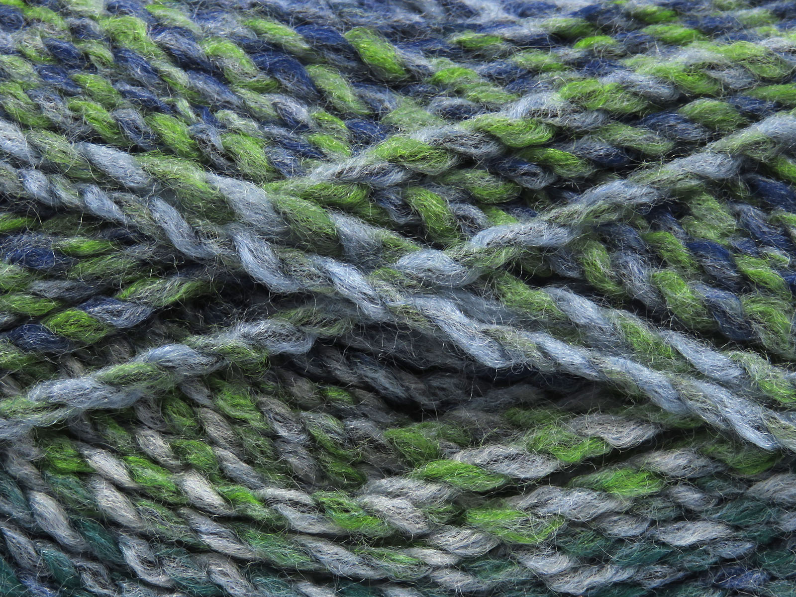 Groen|Blauw Tinten Zelfstrepende Garens 4x100gr