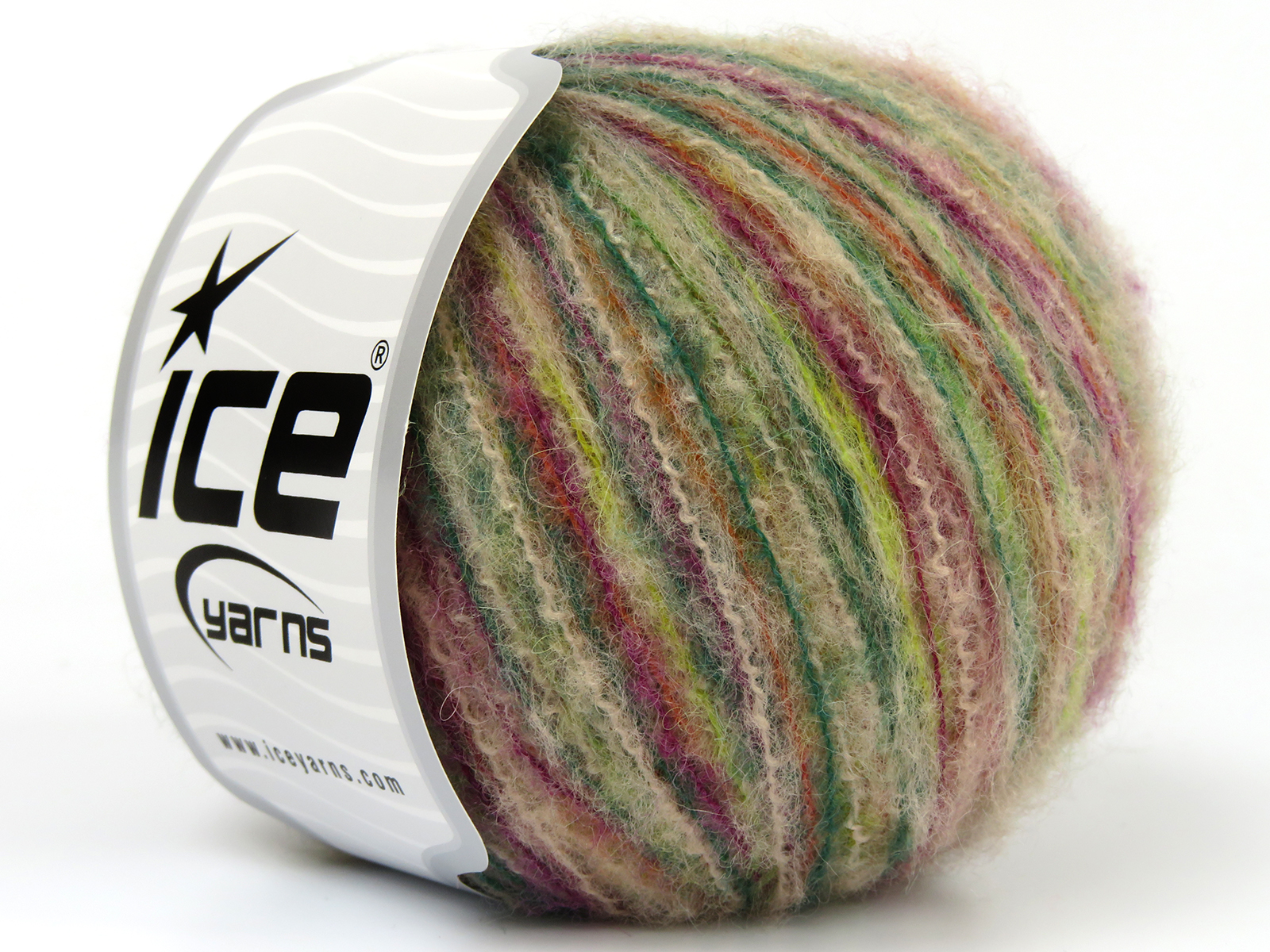 Crème|Oranje|Fuchsia|Groen Tinten Alpaca Wol – Pakket 8x50grYarns 8x50gr