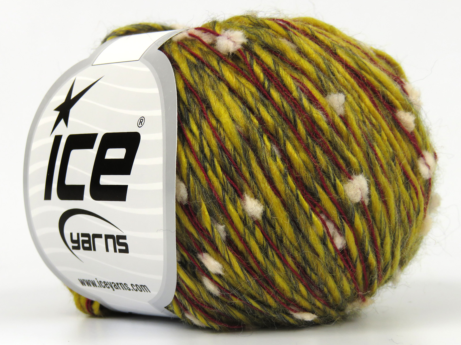 Wit|Rood|Goud|Donkergrijs Outlet Yarns 8x50gr