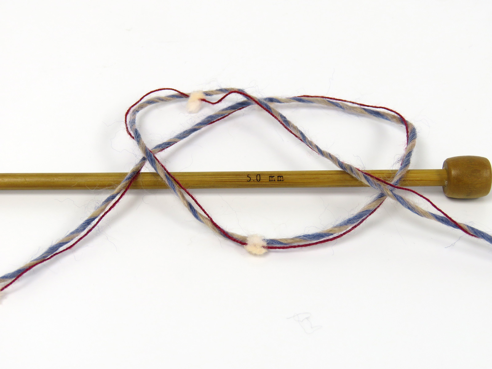 Rood|Beige|Jeans Blauw|Poederroze Outlet Yarns 8x50gr