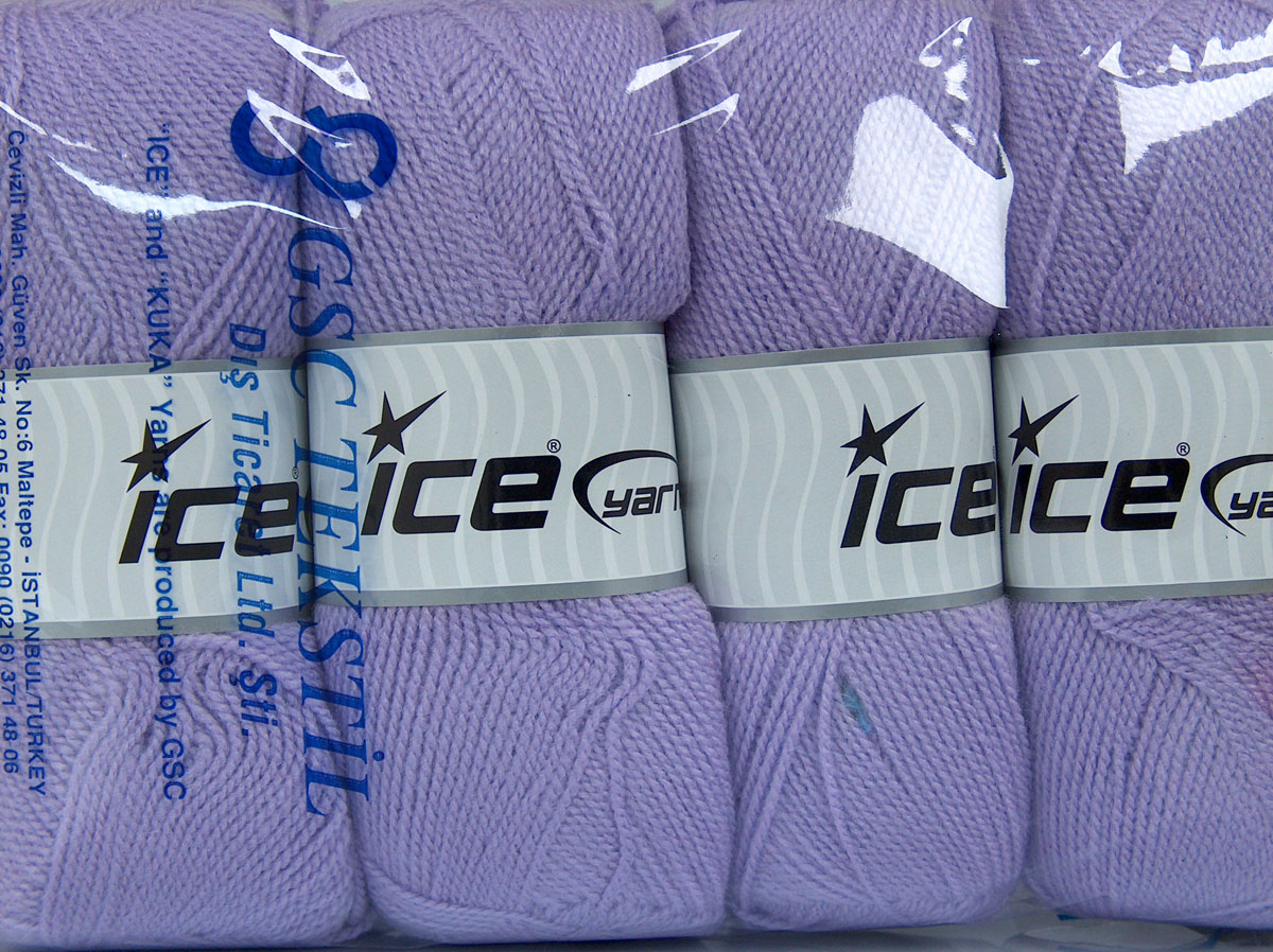 Licht Lila Outlet Yarns 4x100gr