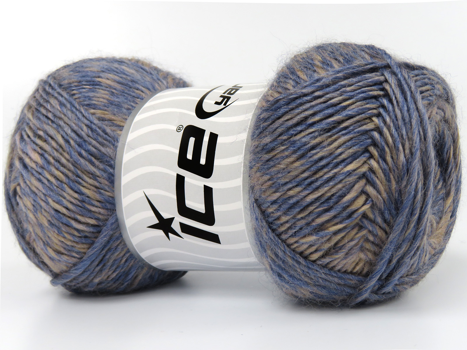 Lichtblauw|Licht Camel Limited Edition Luxury Yarns 4x100gr