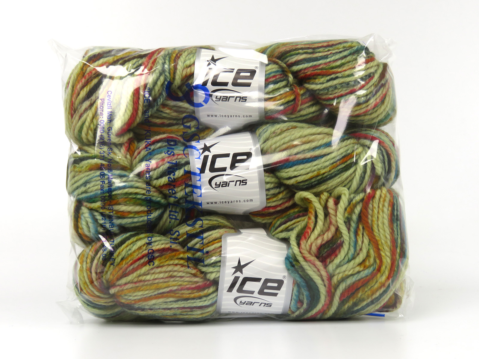 Regenboog Luxe Premium Garens 3x100gr