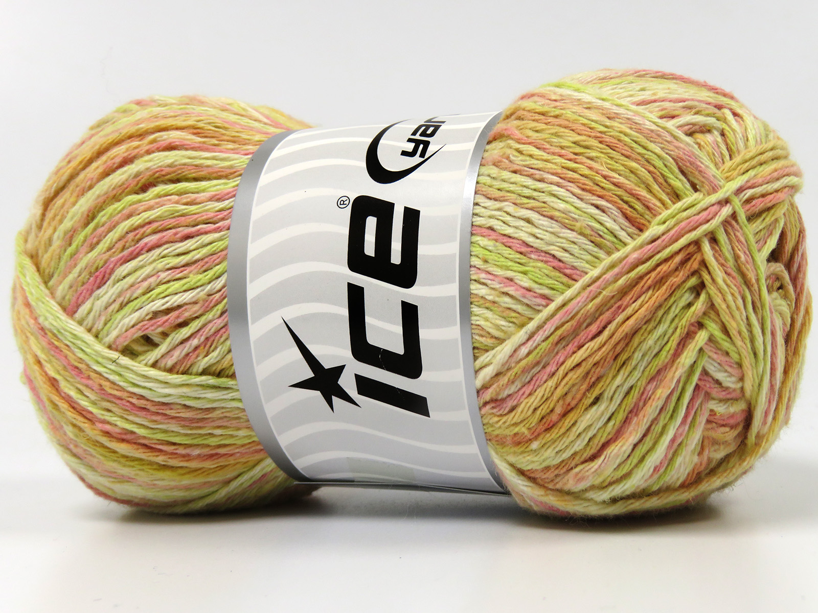 Groen|Roze|Crème|Oranje Lente Zomer Garens 4x100gr