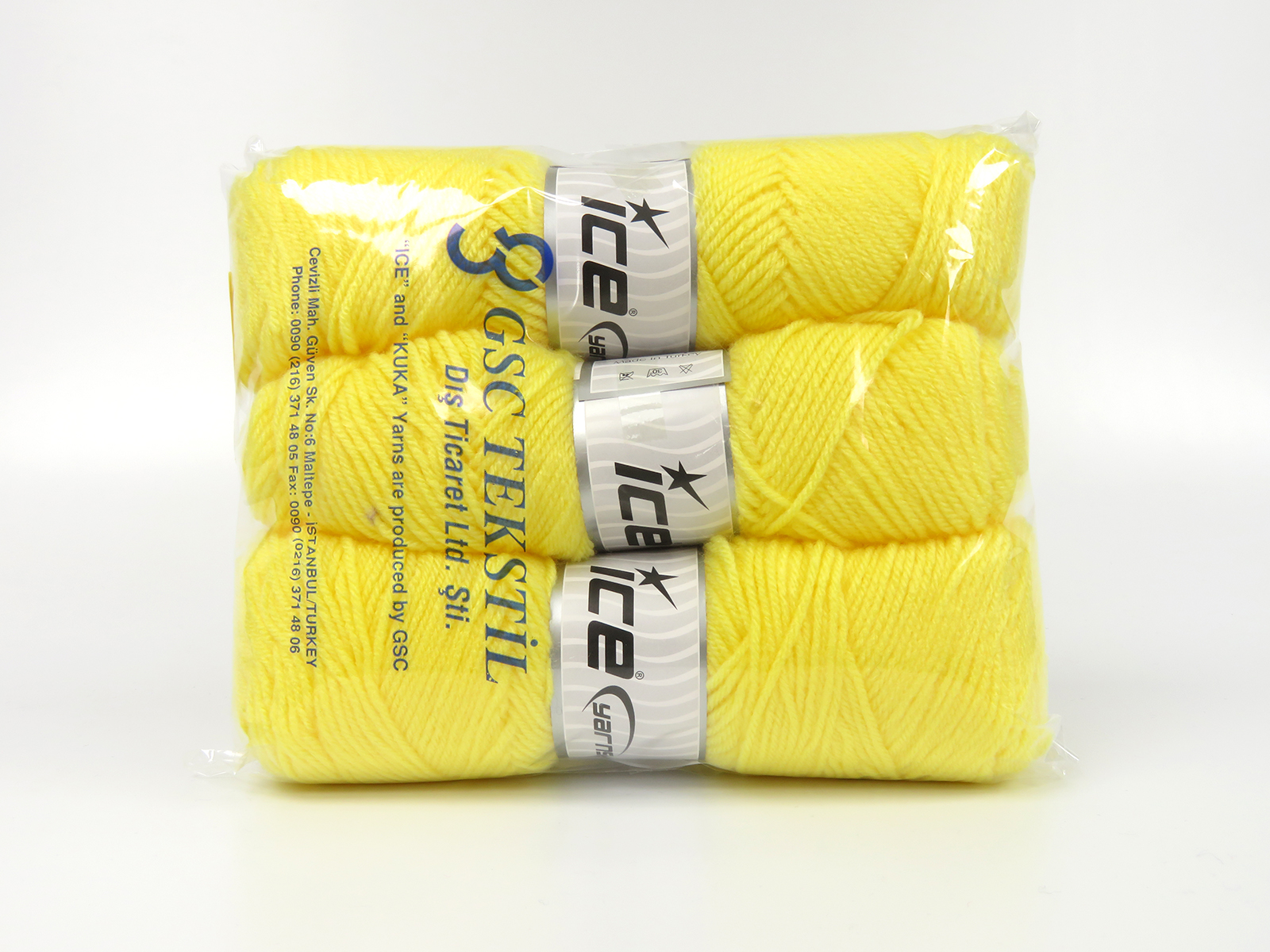 Geel Outlet Yarns 3x120gr