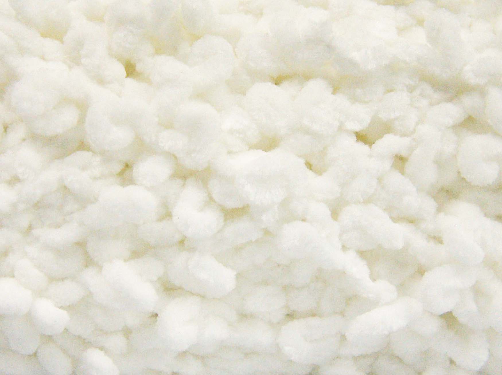 Wit Chenille Yarns 4x100gr Naalddikte 9mm