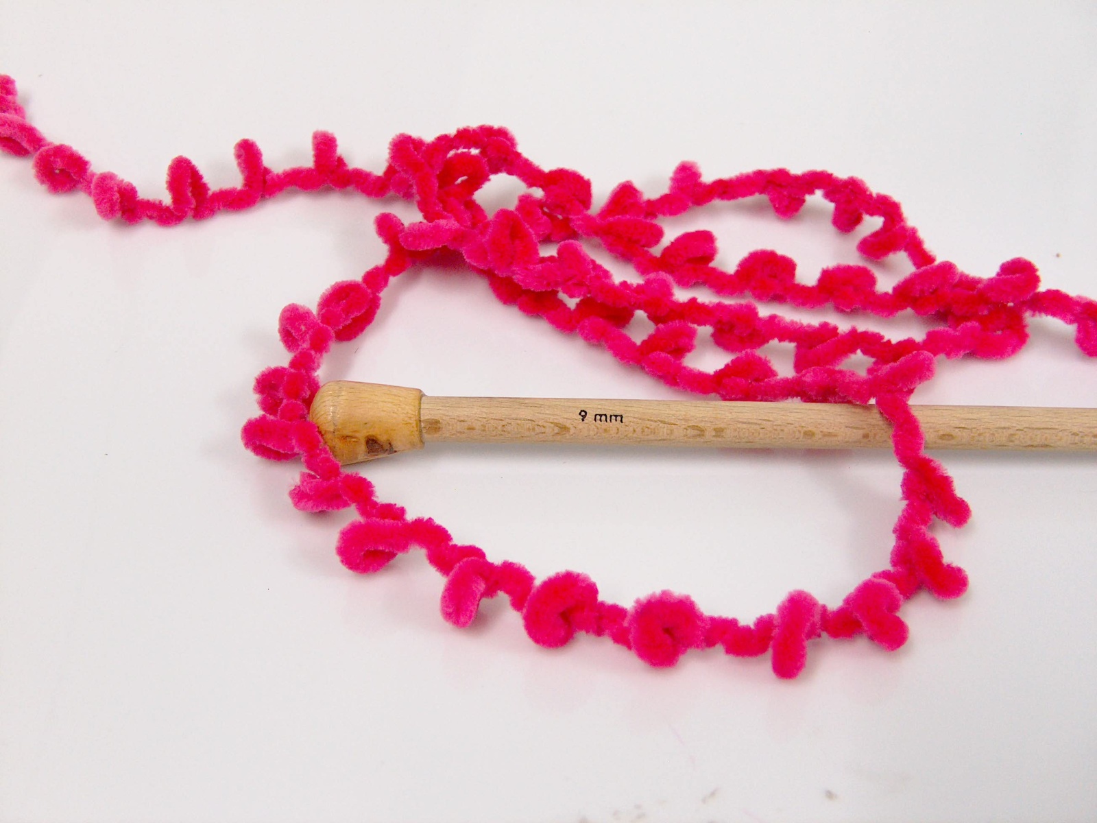 Fuchsia Chenille Yarns 4x100gr