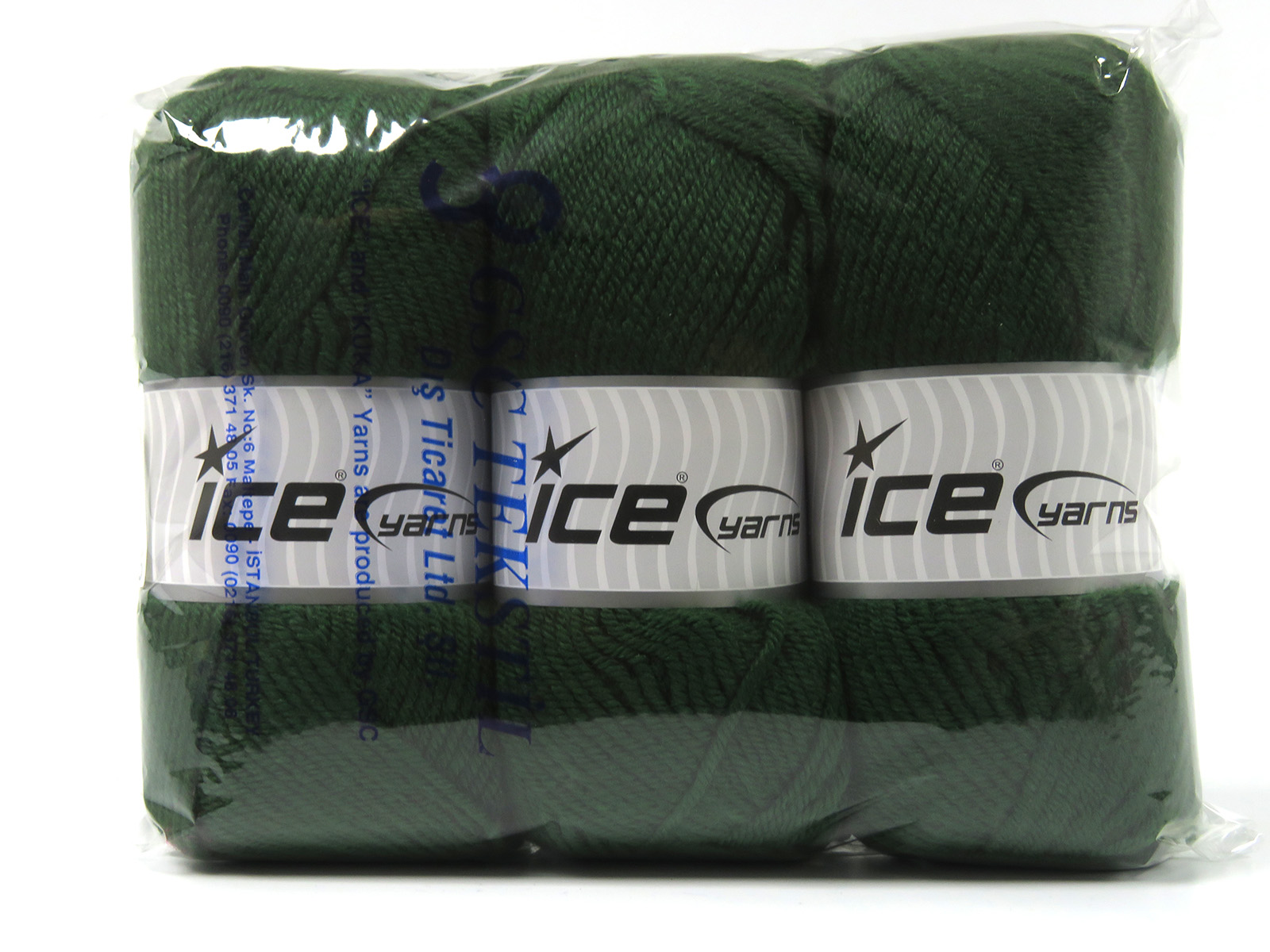 Donkergroen Outlet Yarns 3x110gr
