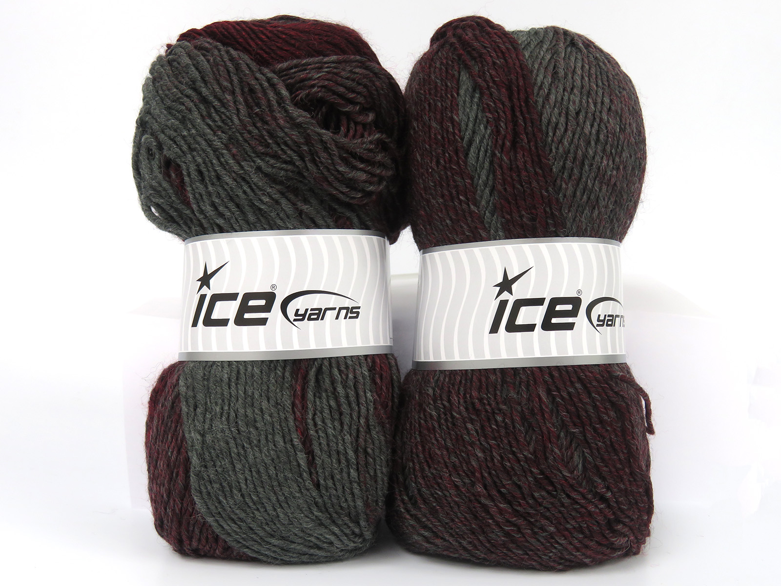 Grijs|Bordeaux Outlet Yarns 2x125gr