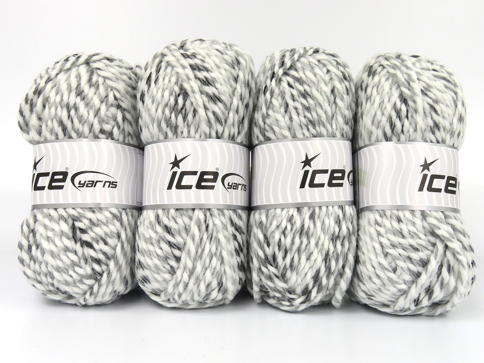 Zwart|Wit|Grijs Outlet Yarns 4x100gr