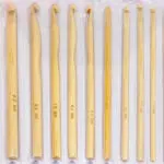 Bamboe Haaknaalden Set – 12 Sizes Bamboo Crochet Hook Set