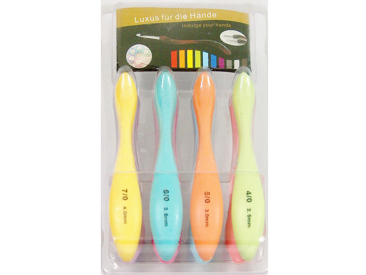 8 Sizes Ergonomic Crochet Hook Set – Naalden – Accessoires – 1 st