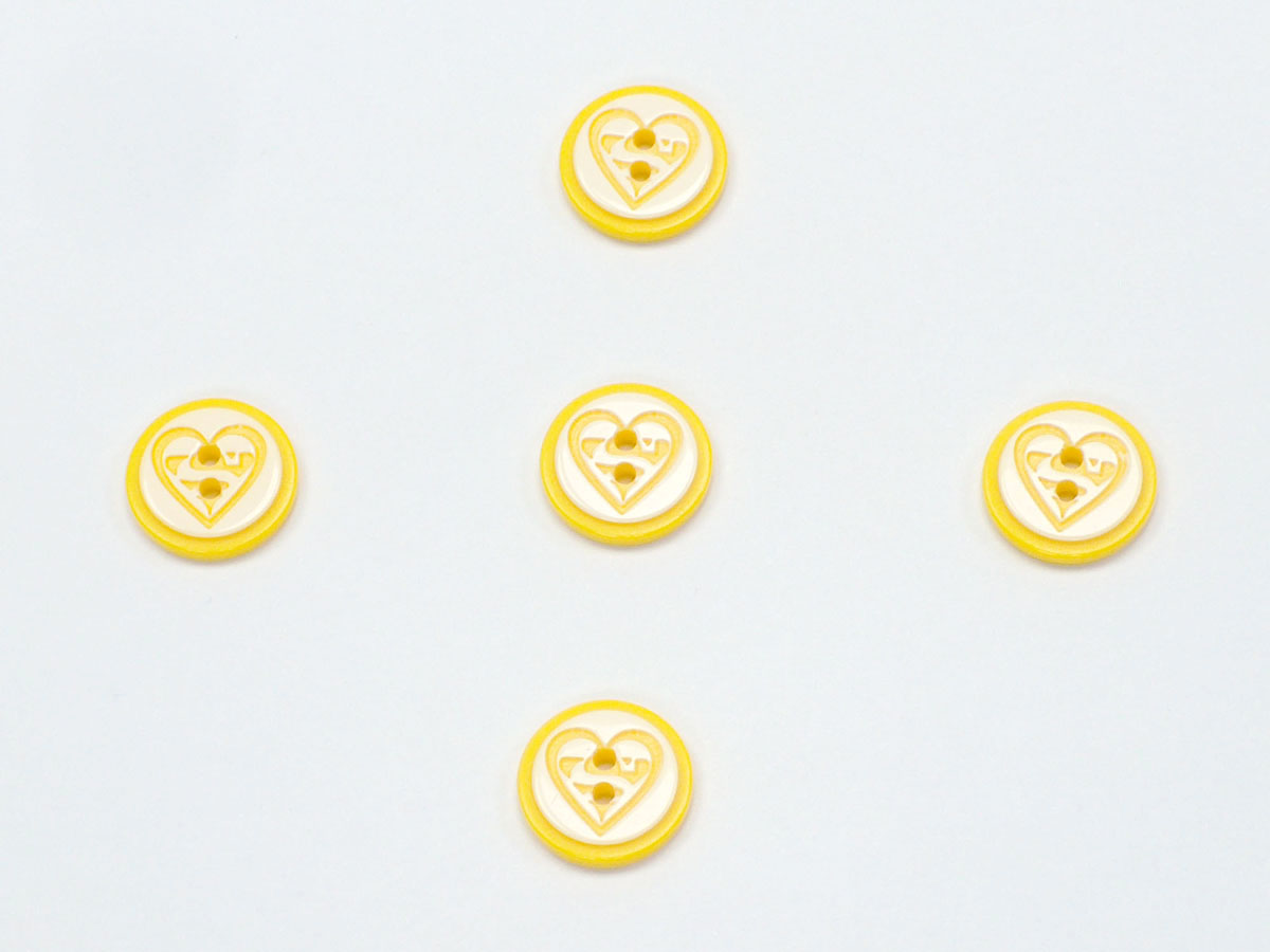 5 Heart Figure Buttons – Naalden – Accessoires – 1 st