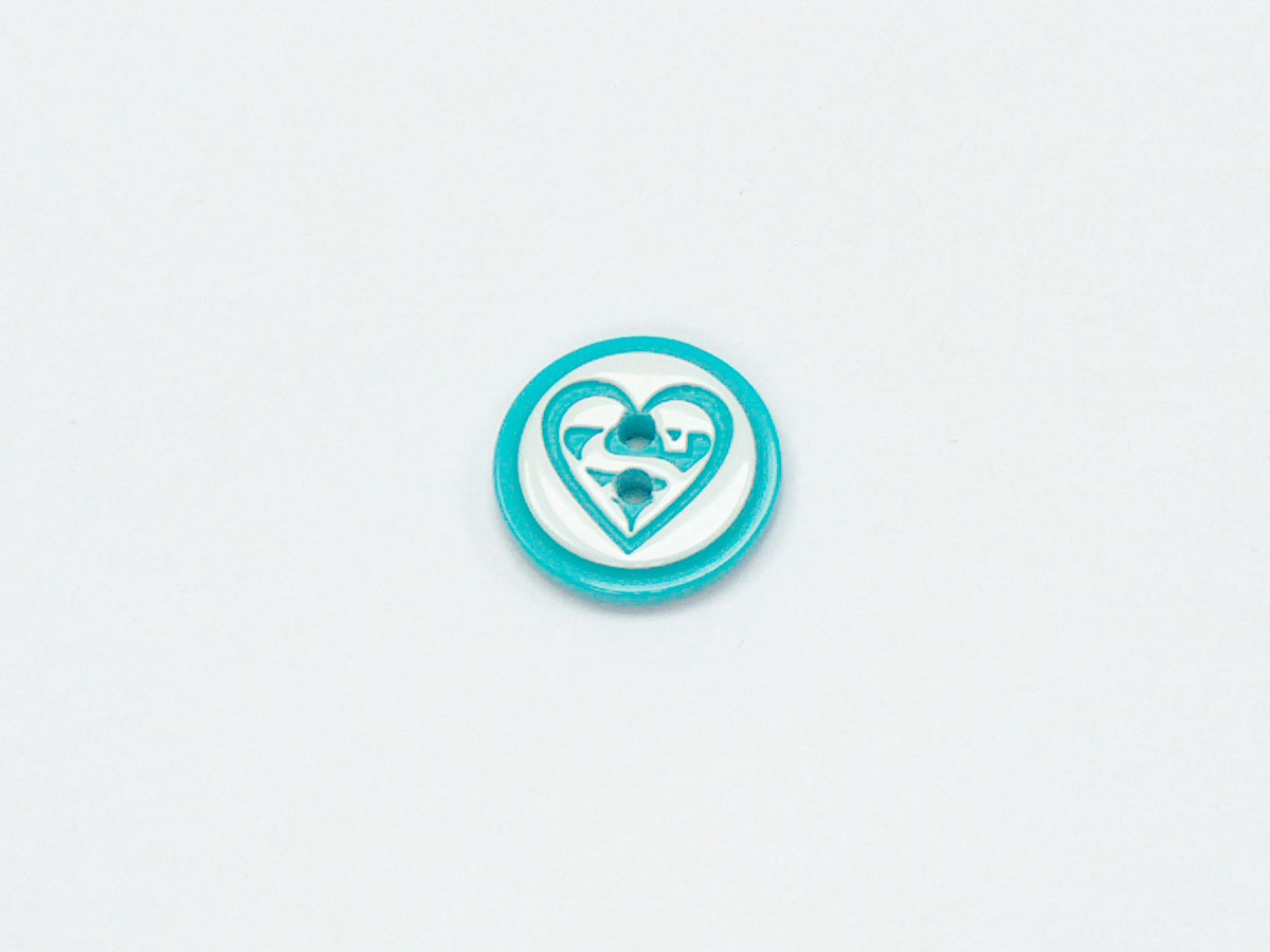 5 Heart Figure Buttons – Naalden – Accessoires – 1 st