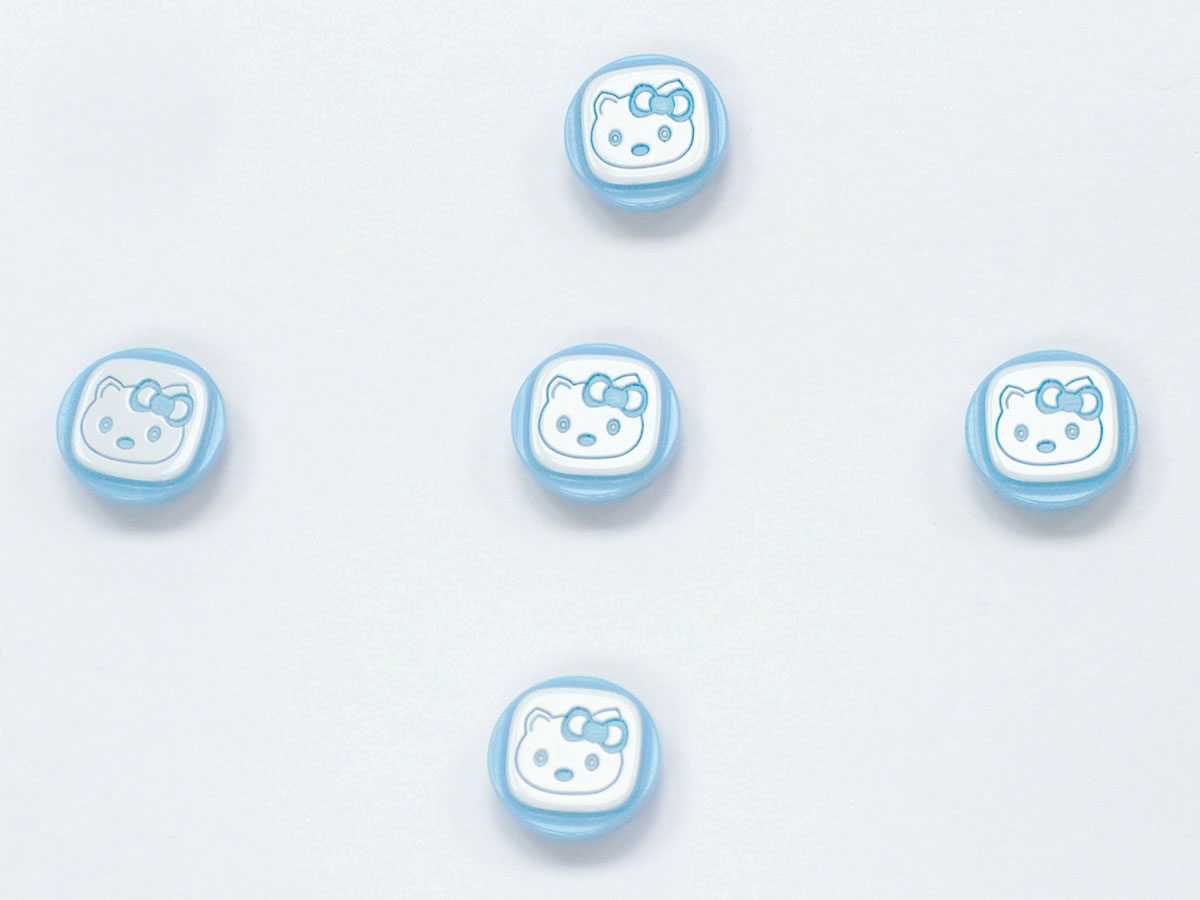 5 Kitty Figure Buttons – Naalden – Accessoires – 1 st