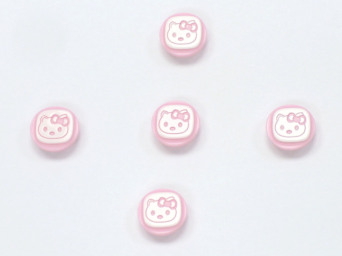 5 Kitty Figure Buttons – Naalden – Accessoires – 1 st