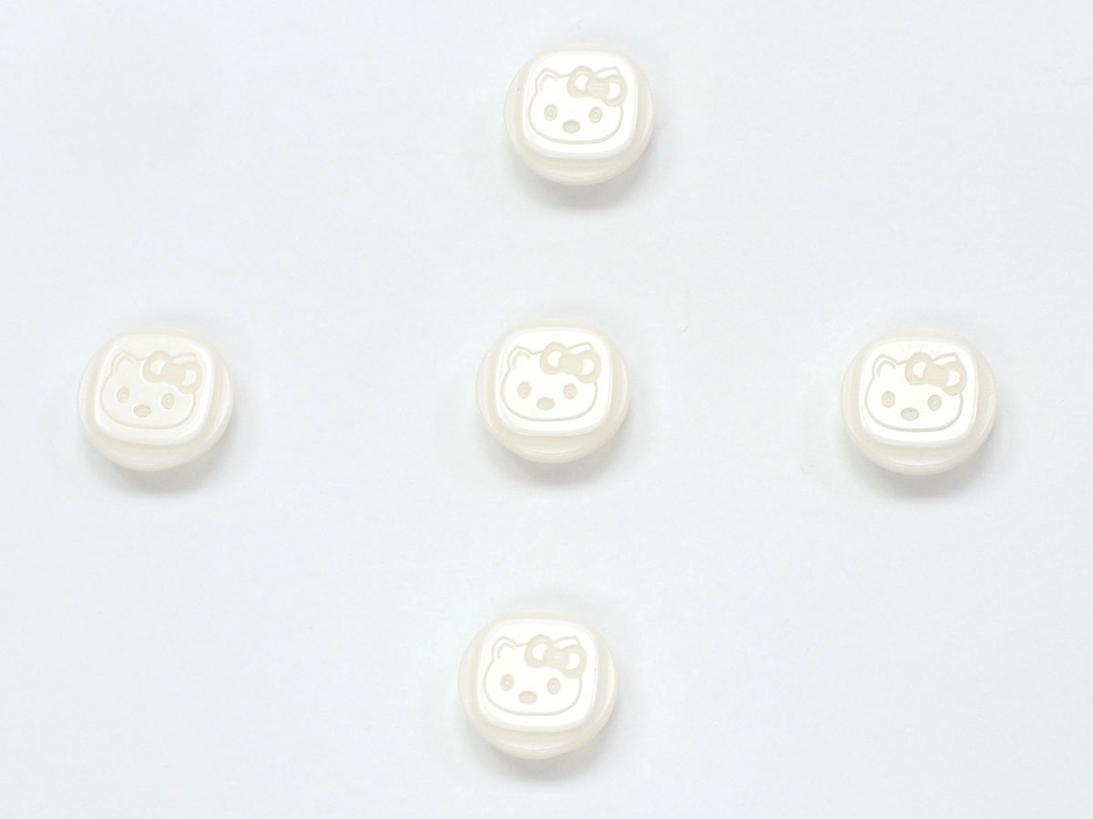 5 Kitty Figure Buttons – Naalden – Accessoires – 1 st