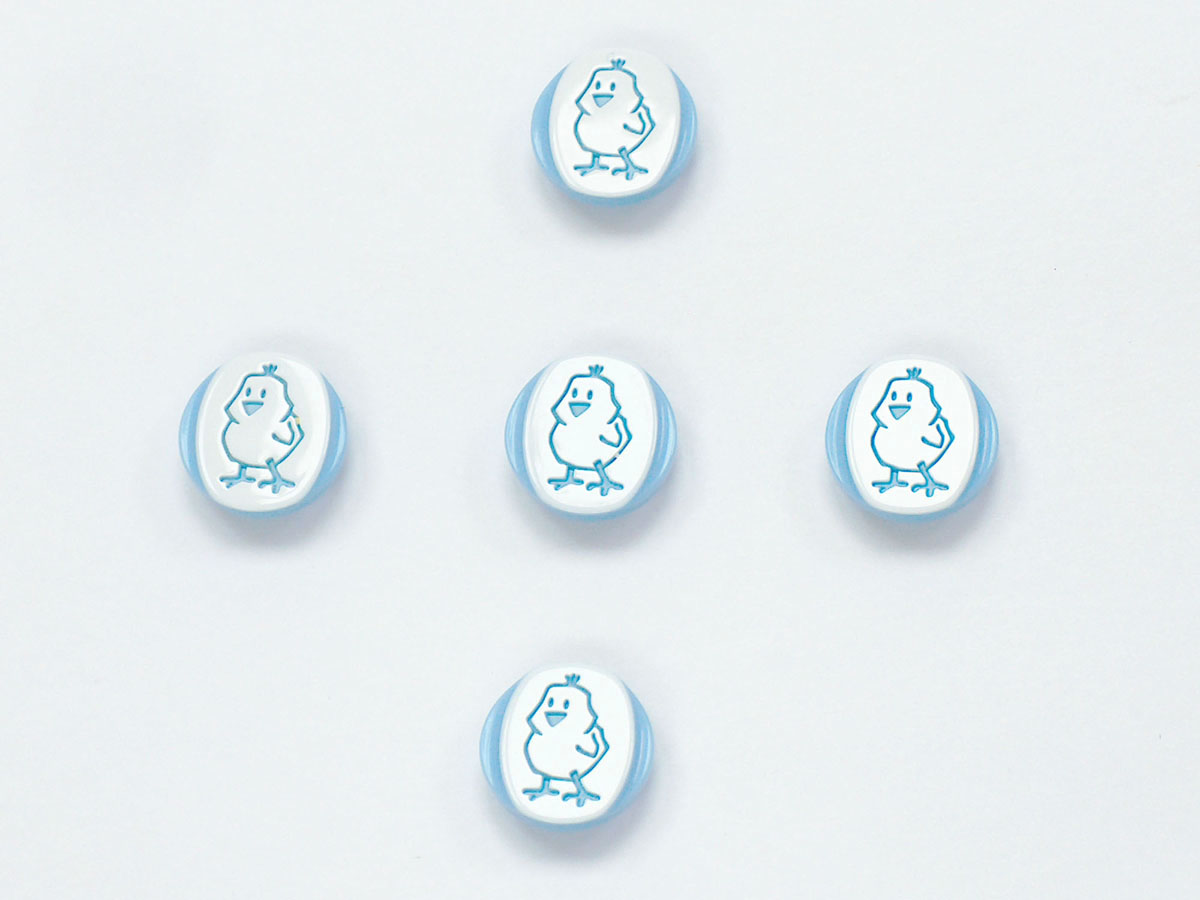 5 Chick Figure Buttons – Naalden – Accessoires – 1 st