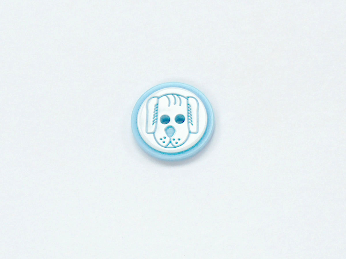 5 Dog Face Figure Buttons – Naalden – Accessoires – 1 st