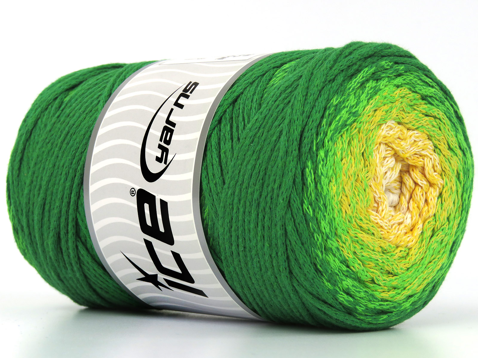 Wit|Geel|Groen Tinten Crochet Embroidery NeedleCraft HandCraft 1xgr