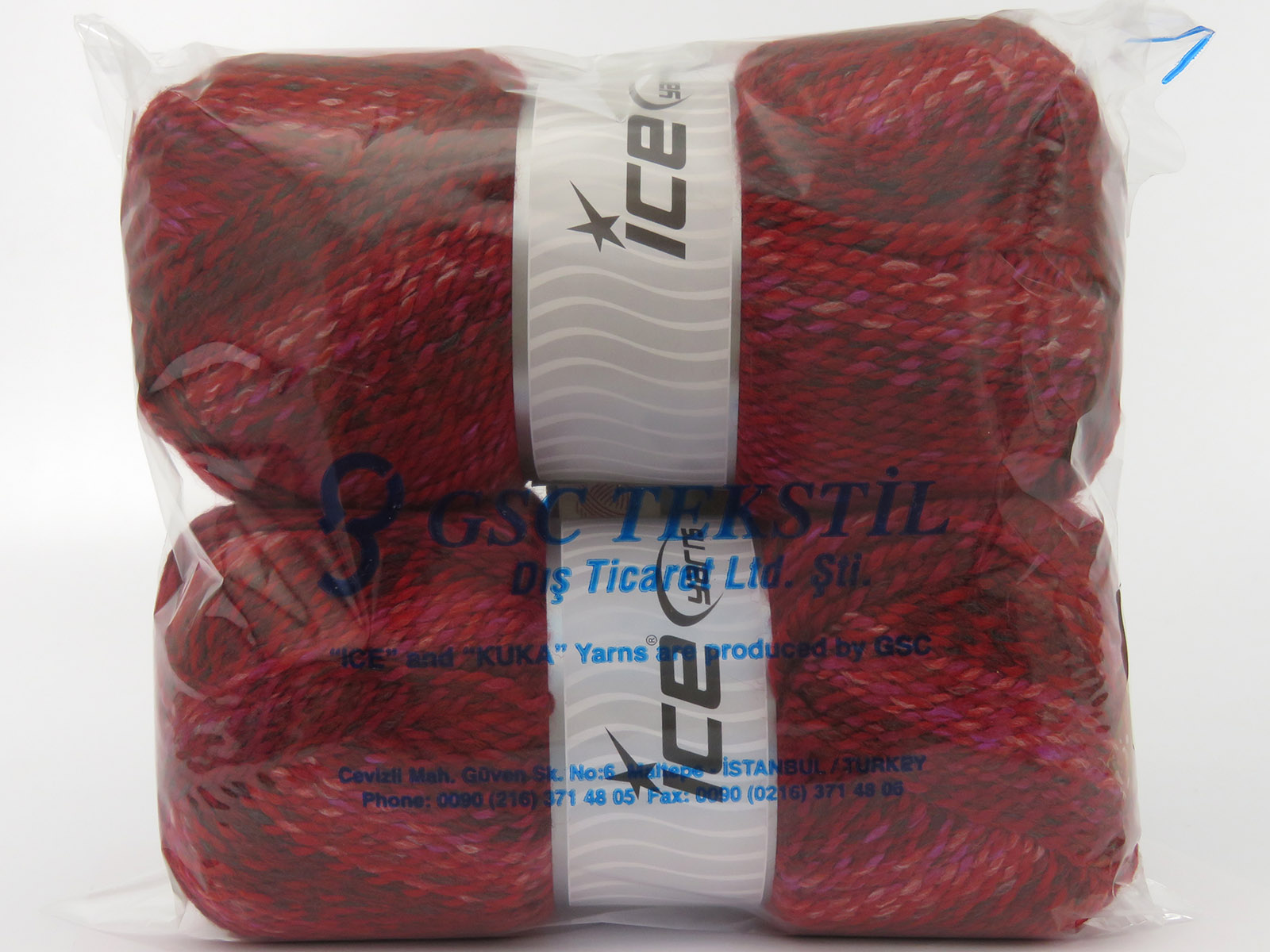 Zwart|Wit|Lila|Rode tinten Herfst Winter Garens 2x200gr